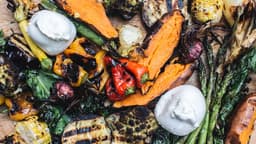 When its hot, grill your vegetables