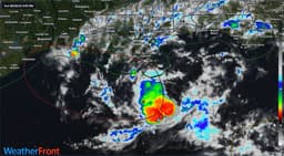 Invest 97L inching closer to something more formal Sunday evening