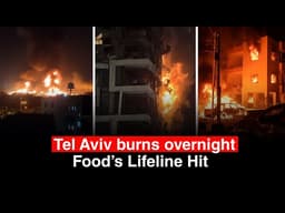 Iran’s Overnight Barrage Leaves Tel Aviv in Flames as Defenses Struggle
