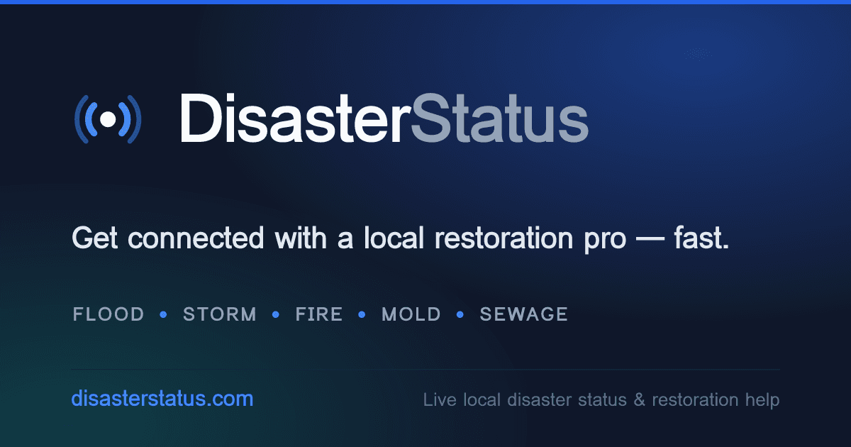 Active disaster events — nationwide — DisasterStatus