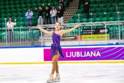 Hana Bath wins figure skating gold in Slovenia to secure ...