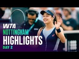 Day 2 in Nottingham featuring Sonmez, Pliskova, and more | WTA Match Highlights