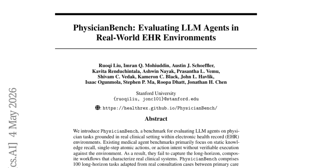 PhysicianBench: Evaluating LLM Agents in Real-World EHR Environments