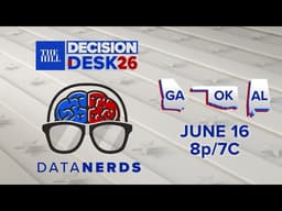 Watch LIVE: DDHQ Data Nerds track primaries in Georgia, AL, OK