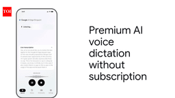 Google launches AI Edge Eloquent offline dictation app for iPhone users | - The Times of India