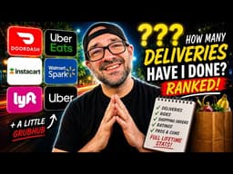 DoorDash vs Uber Eats vs Instacart vs Spark vs Lyft vs Uber: My Deliveries Ranked!