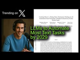 LLMs to Automate Most Text Tasks by 2029