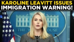 US NEWS LIVE | Karoline Leavitt Says Illegal Entry Into US Is Criminal Offense  | Karoline Leavitt