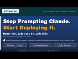 Claude Code + Claude Skills: Build Production-Ready AI Workflows (Automate PR Reviews, Tests, CI/CD)