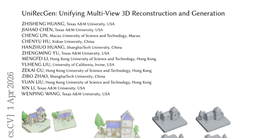 UniRecGen: Unifying Multi-View 3D Reconstruction and Generation