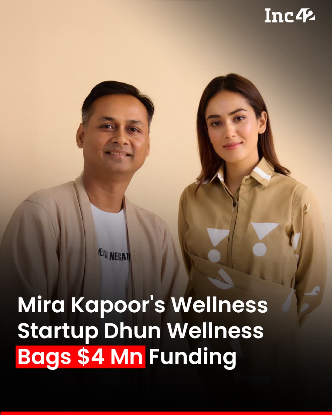 Mira Kapoor-led urban wellness startup Dhun Wellness has raised $4 Mn (INR 36.6 Cr) in a fresh funding round from SRF Ltd and Havells India.👇

The round also saw participation from a host of angel investors, including Inspira global director Arushi Aayush Agrawal, Saama Capital founder and managing partner Ash Lilani, Tracxn cofounder Abhishek Goyal, Genesis Luxury founder Sanjay Kapoor, and others.

news #Inc42 #MiraKapoor #ShahidKapoor