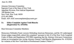 101 Former Judges Ask the New York Bar to Investigate ...
