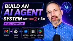 Build an AI Agent System with n8n (Full Tutorial)