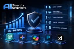 AI Search Engineers Report That Businesses Applying Five-Signal Authority Engineering Achieve Initial AI Search Visibility Within 30 to 90 Days