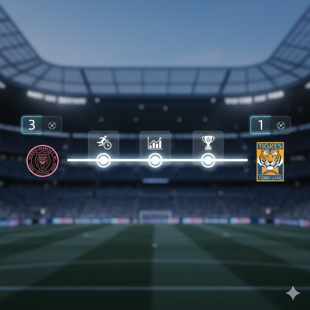 Inter Miami vs Tigres UANL Timeline: Moments, Goals & Analysis