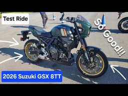 2026 Suzuki GSX 8TT Test Ride