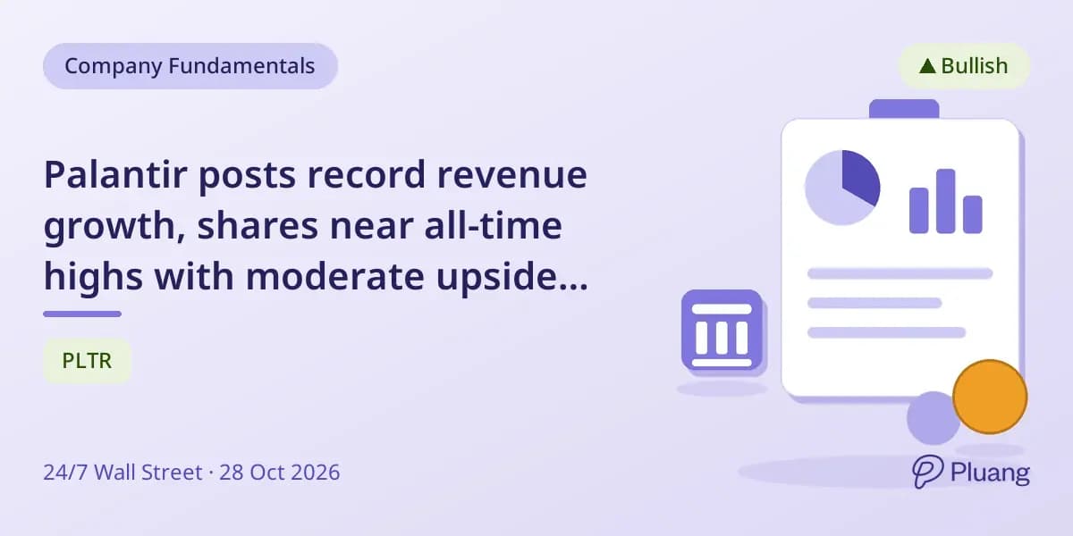 Palantir posts record revenue growth, shares ne...