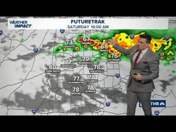 Rain and storm zones for Friday and this weekend across Indiana | Humid, unsettled weather is back