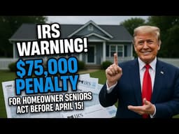 Major IRS Alert: Senior Homeowners Could Owe $75,000 — Act Before April 15th