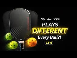 Standout CF4 Pickleball Paddle — This Paddle Plays DIFFERENT With Every Ball… #pickleball