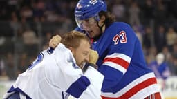 Matt Rempe makes 'impact' and gets in fight in return to ...