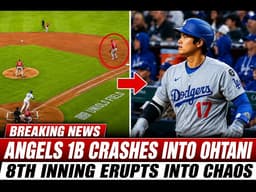 Ohtani Injured After Angels 1B's Savage Collision! Chaos Erupts In The 8th Inning