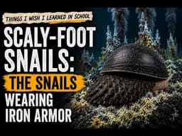 Scaly-Foot Snails: The Snails Wearing Iron Armor