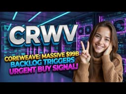 CoreWeave: Massive $99B Backlog Triggers Urgent Buy Signal! CRWV Stock Analysis