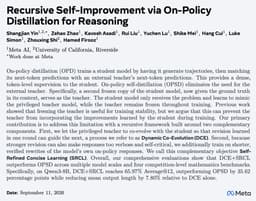 @rbhar90 reposted: Meta's team proposes DCE + SRCL as an alternative to on-policy self-distillation...