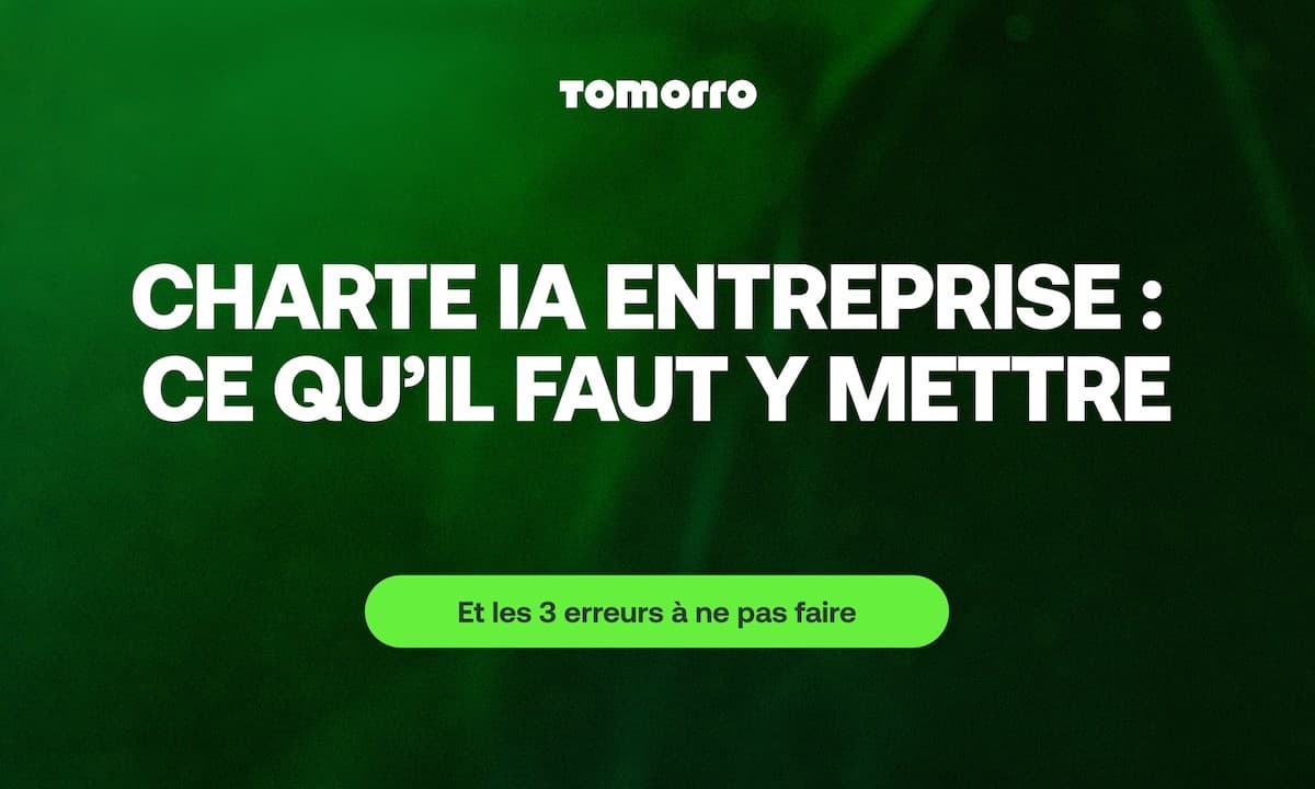Charte IA en entreprise : ce que les juristes doivent y mettre.