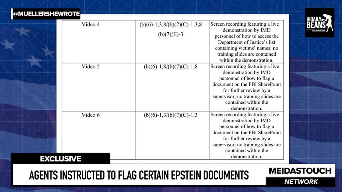 EXCLUSIVE: MSW Media has Obtained Descriptions of NINE Epstein Files Redaction Training Videos in FOIA Lawsuit