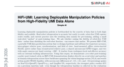 HiFi-UMI: Learning Deployable Manipulation Policies from High-Fidelity UMI Data Alone