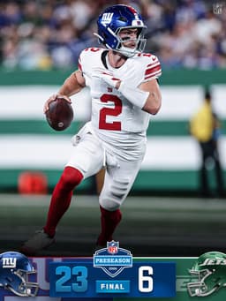@NFL: FINAL: @Giants secure the preseason dub! https://t.co/2XZNhZAtCU