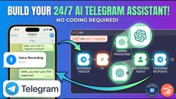 Build a 24/7 Telegram AI Voice Assistant with n8n & OpenAI 🤖🎙️ (Free Template!)