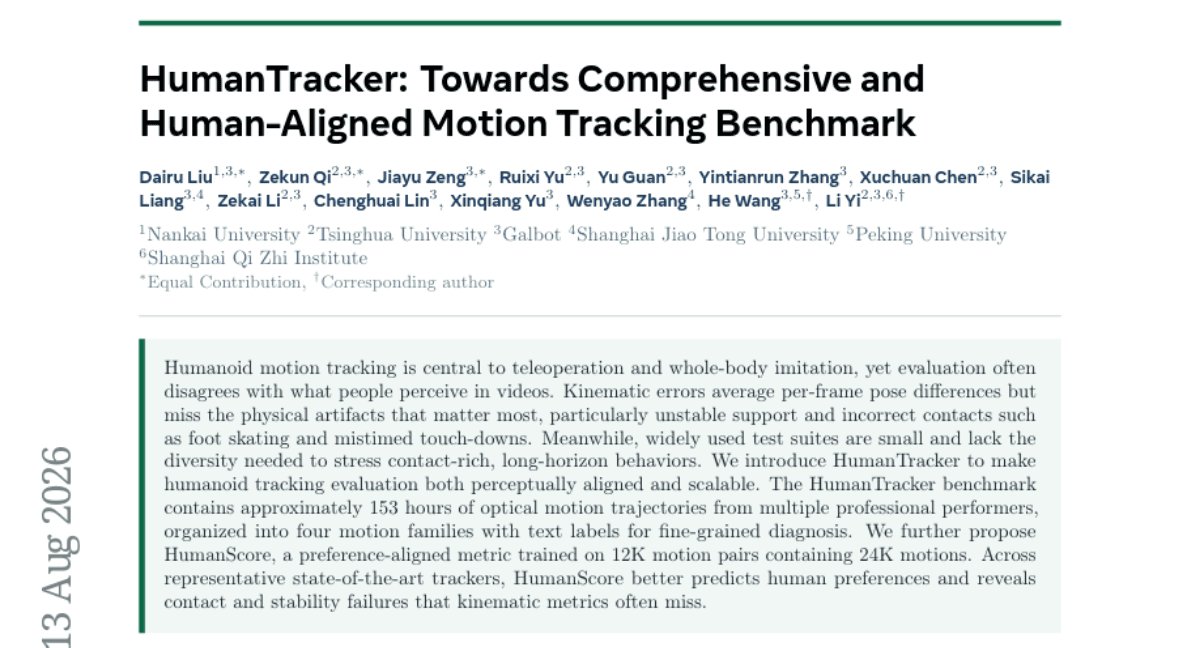 HumanTracker: Towards Comprehensive and Human-Aligned Motion Tracking Benchmark