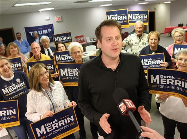 President Trump endorses Merrin for Ohio's 9th congressional district