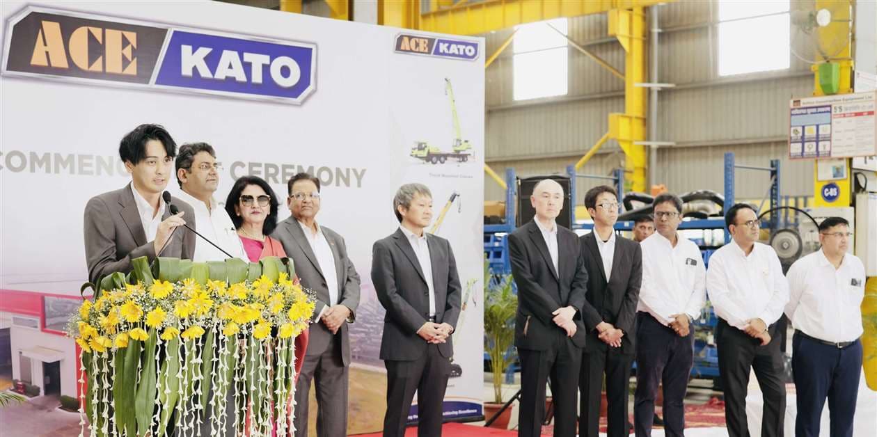 Kato and ACE to build cranes in India