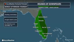 Florida forecast calls for rainy week with possible flooding
