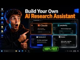 I Built a Free AI Research Assistant That Replaced All My Paid Tools