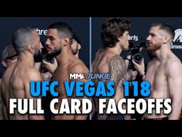 UFC Vegas 118 full card final faceoffs: Belal Muhammad vs. Gabriel Bonfim