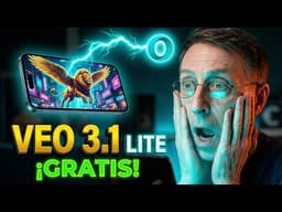 ¡NUEVA IA de GOOGLE! Crea Videos Increíbles GRATIS con VEO 3.1 LITE