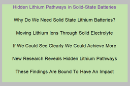 Hidden Lithium Pathways in Solid-State Batteries