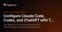 Configure Claude Code, Codex, and ChatGPT with ...