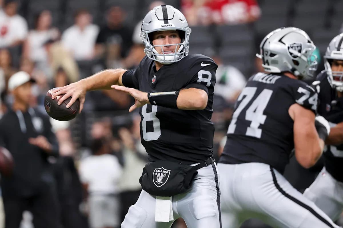 Kirk Cousins buys Las Vegas Raiders some, but not much, goodwill ...