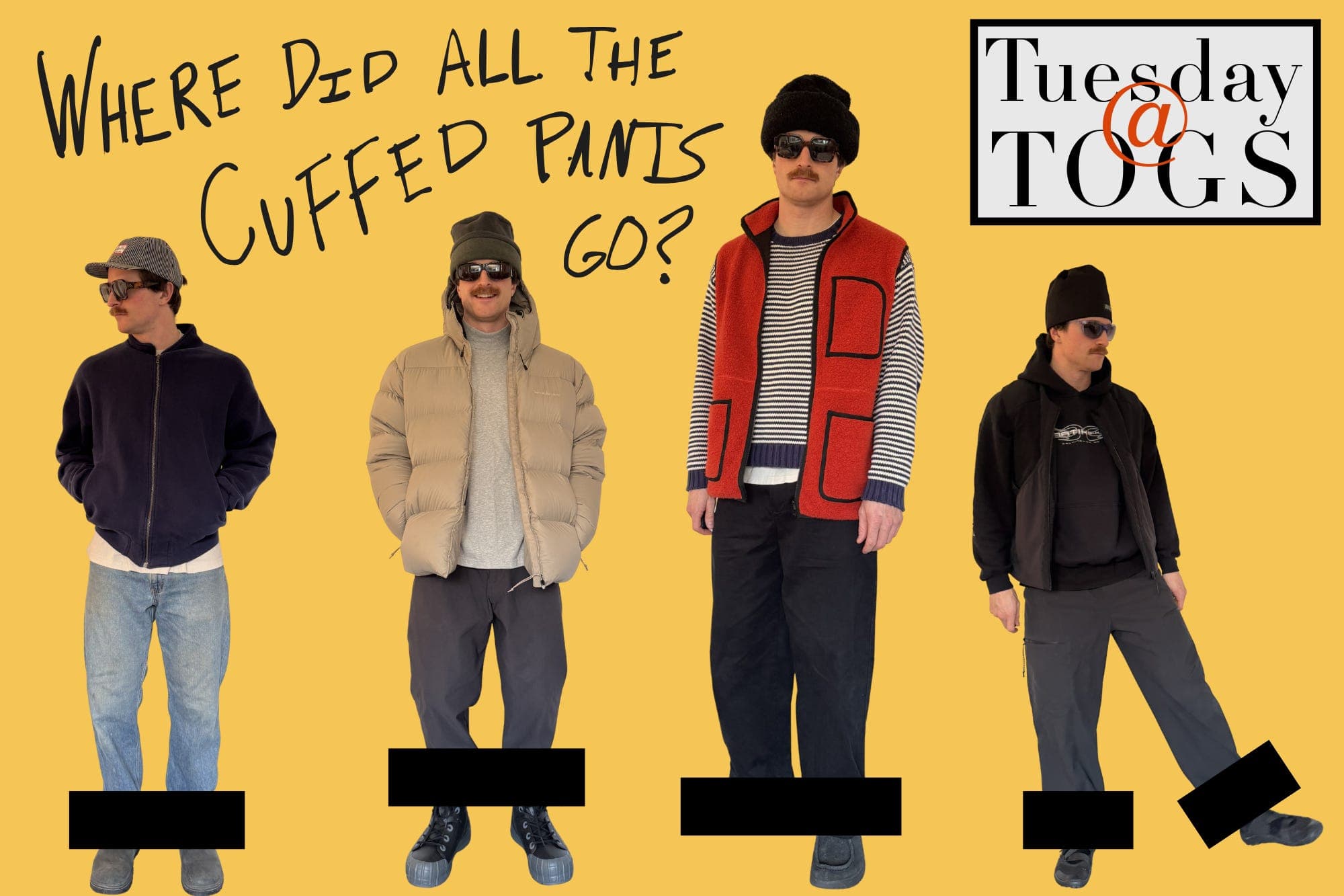 Where did all the cuffed pants go?