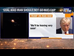 Trump Says US Could End Military Campaign Against Iran Within 2-3 Weeks | News9