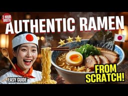How to Make REAL Ramen at Home | Traditional Recipe #Ramen #JapaneseFood #RamenRecipe