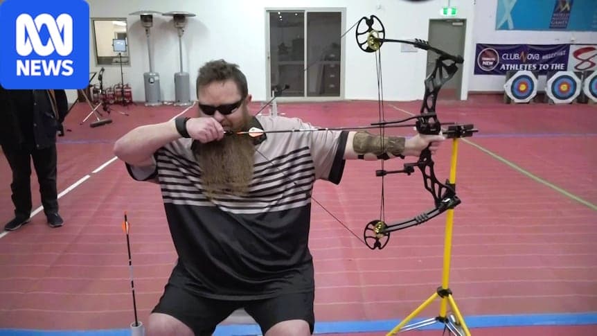 Vision-impaired archer aims for world stage in new sport