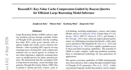 BeaconKV: Key-Value Cache Compression Guided by Beacon Queries for Efficient Large Reasoning Model Inference