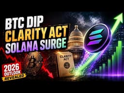Crypto Market Talk: BTC Dip + Clarity Act + Solana Surge | 2026 Outlook Revealed